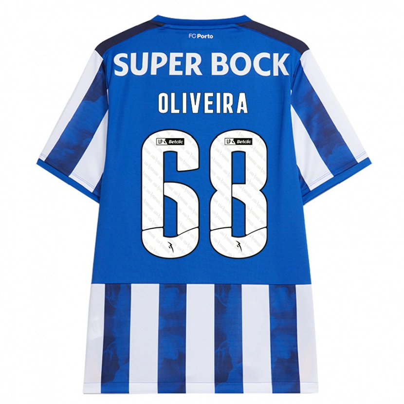 Danxen Herren André Oliveira #68 Blau Weiß Heimtrikot Trikot 2024/25 T-Shirt