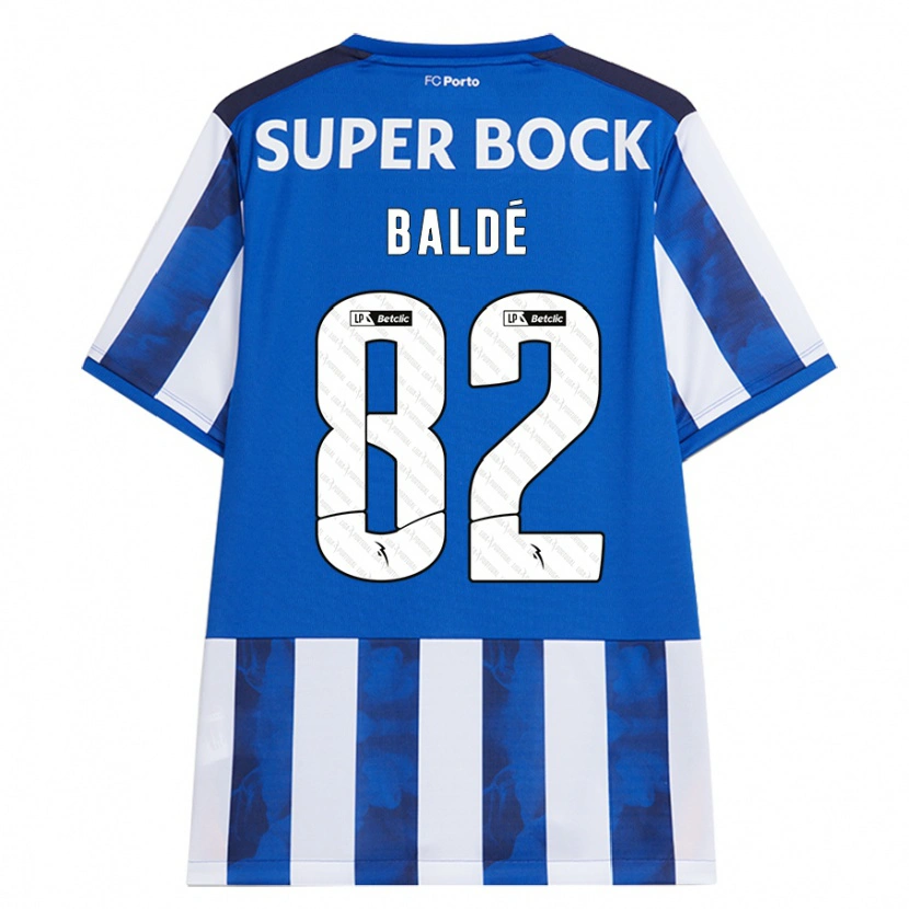 Danxen Herren Alfa Baldé #82 Blau Weiß Heimtrikot Trikot 2024/25 T-Shirt