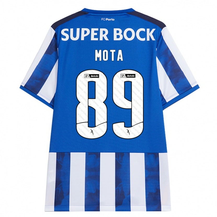 Danxen Herren Luís Mota #89 Blau Weiß Heimtrikot Trikot 2024/25 T-Shirt