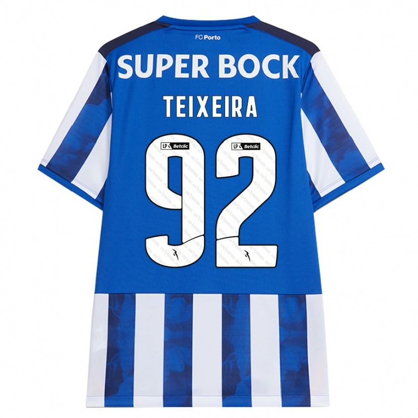 Danxen Herren João Teixeira #92 Blau Weiß Heimtrikot Trikot 2024/25 T-Shirt