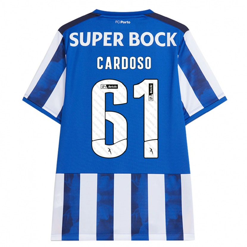 Danxen Herren Ivan Cardoso #61 Blau Weiß Heimtrikot Trikot 2024/25 T-Shirt