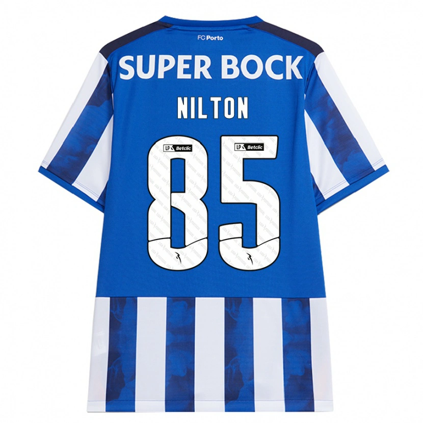 Danxen Herren Nilton #85 Blau Weiß Heimtrikot Trikot 2024/25 T-Shirt