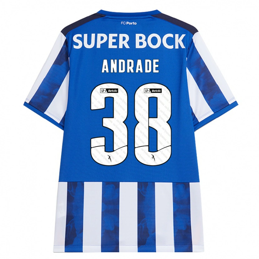 Danxen Herren Fernando Andrade #38 Blau Weiß Heimtrikot Trikot 2024/25 T-Shirt