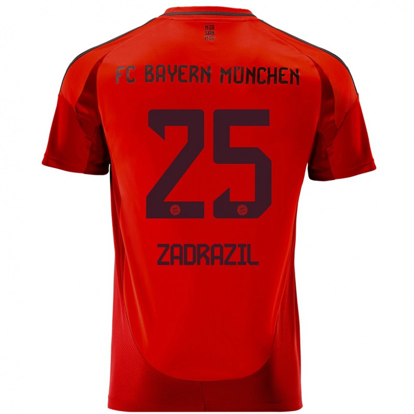 Danxen Herren Sarah Zadrazil #25 Rot Heimtrikot Trikot 2024/25 T-Shirt