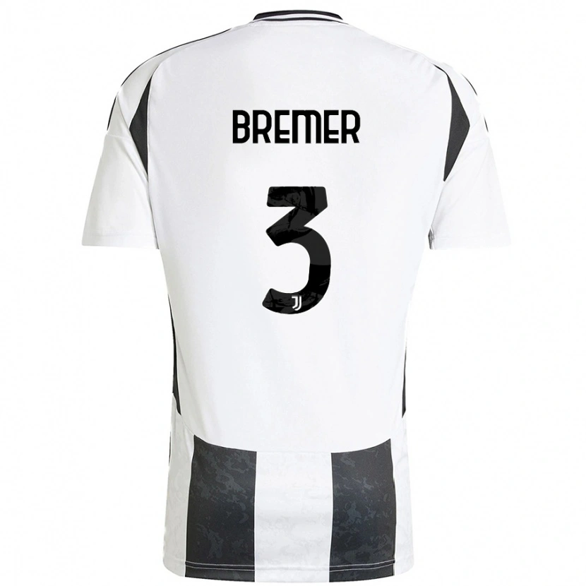 Danxen Herren Bremer #3 Weiß Schwarz Heimtrikot Trikot 2024/25 T-Shirt