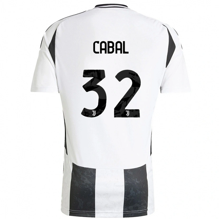 Danxen Herren Juan Cabal #32 Weiß Schwarz Heimtrikot Trikot 2024/25 T-Shirt