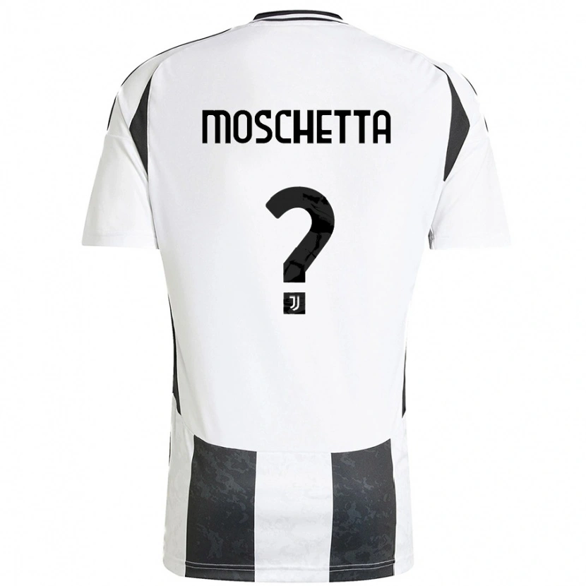 Danxen Herren Lorenzo Moschetta #0 Weiß Schwarz Heimtrikot Trikot 2024/25 T-Shirt