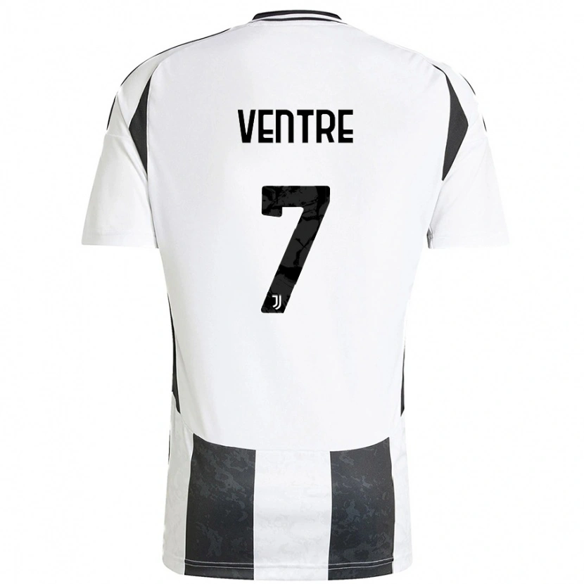 Danxen Herren Alessandro Ventre #7 Weiß Schwarz Heimtrikot Trikot 2024/25 T-Shirt