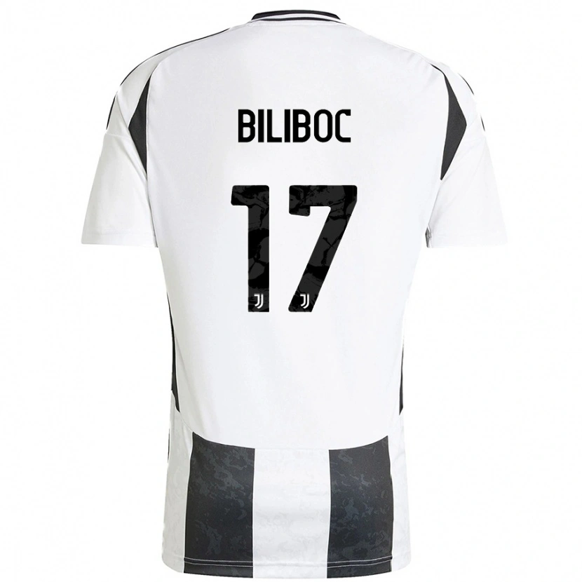 Danxen Herren Lorenzo Biliboc #17 Weiß Schwarz Heimtrikot Trikot 2024/25 T-Shirt