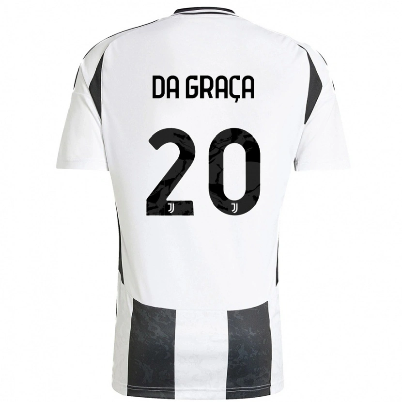Danxen Herren Cosimo Da Graça #20 Weiß Schwarz Heimtrikot Trikot 2024/25 T-Shirt