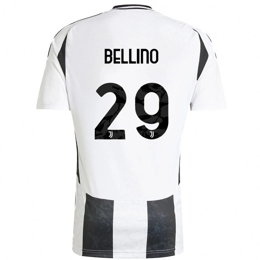 Danxen Herren Filippo Bellino #29 Weiß Schwarz Heimtrikot Trikot 2024/25 T-Shirt