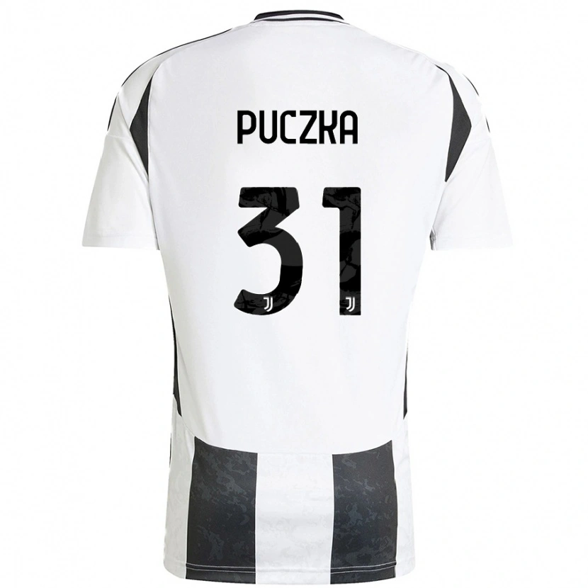 Danxen Herren David Puczka #31 Weiß Schwarz Heimtrikot Trikot 2024/25 T-Shirt