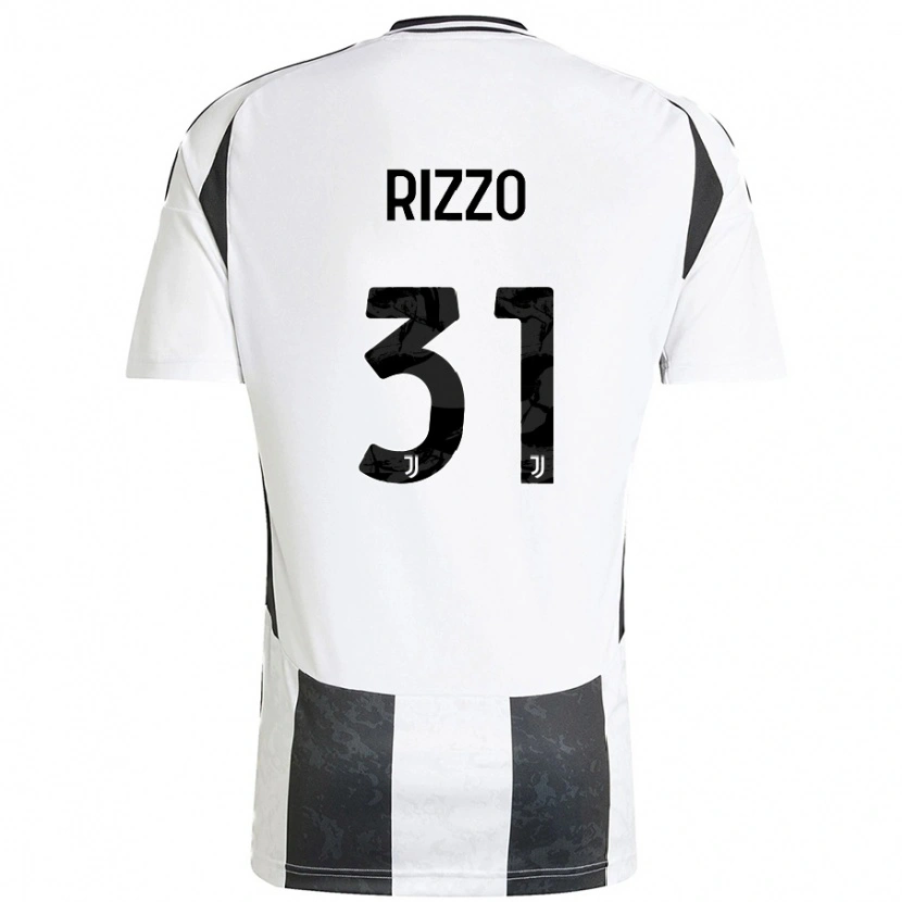 Danxen Herren Niccolò Rizzo #31 Weiß Schwarz Heimtrikot Trikot 2024/25 T-Shirt