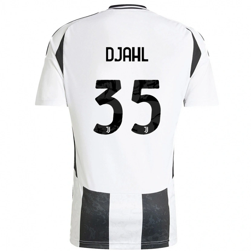 Danxen Herren Rayan Djahl #35 Weiß Schwarz Heimtrikot Trikot 2024/25 T-Shirt