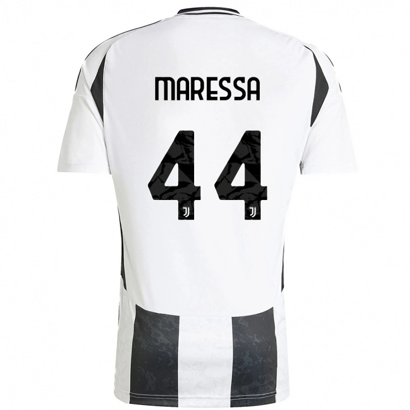 Danxen Herren Tommaso Maressa #44 Weiß Schwarz Heimtrikot Trikot 2024/25 T-Shirt
