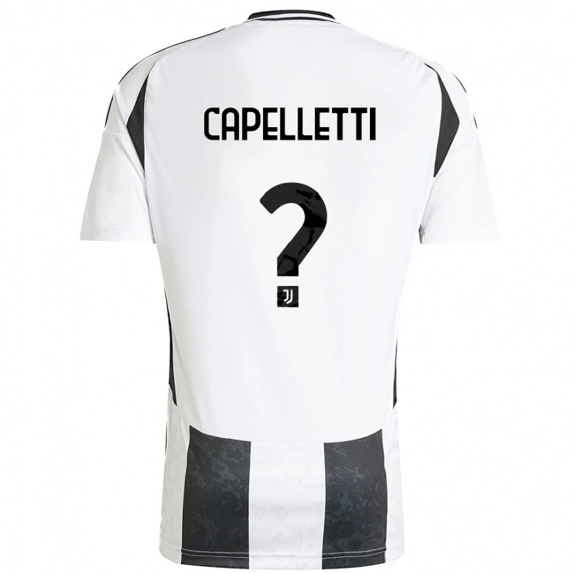 Danxen Herren Alessia Capelletti #0 Weiß Schwarz Heimtrikot Trikot 2024/25 T-Shirt