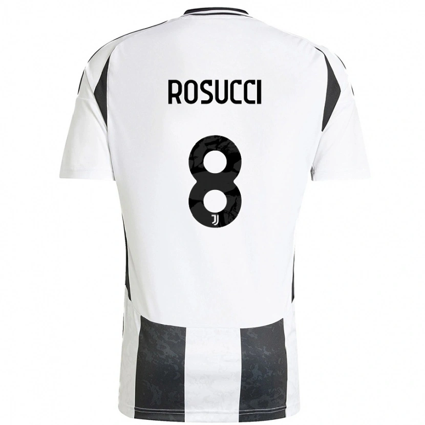 Danxen Herren Martina Rosucci #8 Weiß Schwarz Heimtrikot Trikot 2024/25 T-Shirt