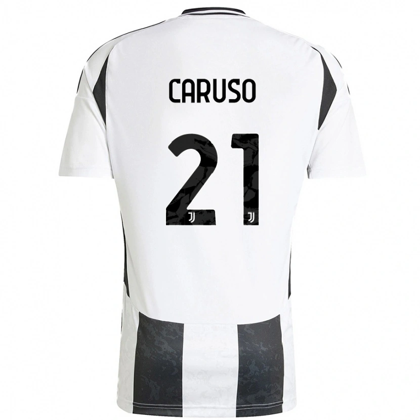 Danxen Herren Arianna Caruso #21 Weiß Schwarz Heimtrikot Trikot 2024/25 T-Shirt