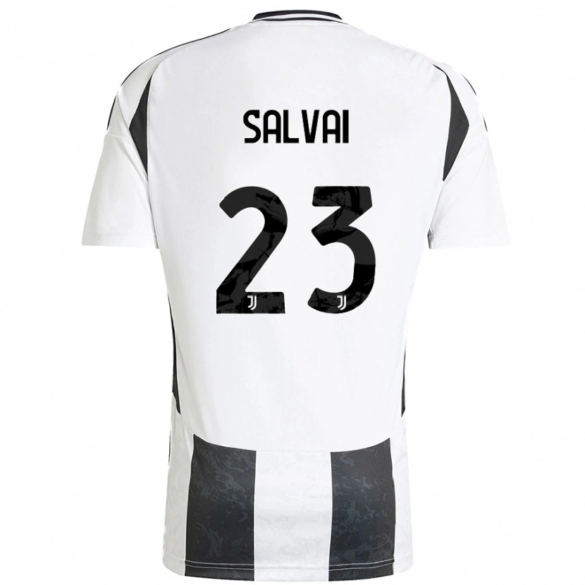 Danxen Herren Cecilia Salvai #23 Weiß Schwarz Heimtrikot Trikot 2024/25 T-Shirt