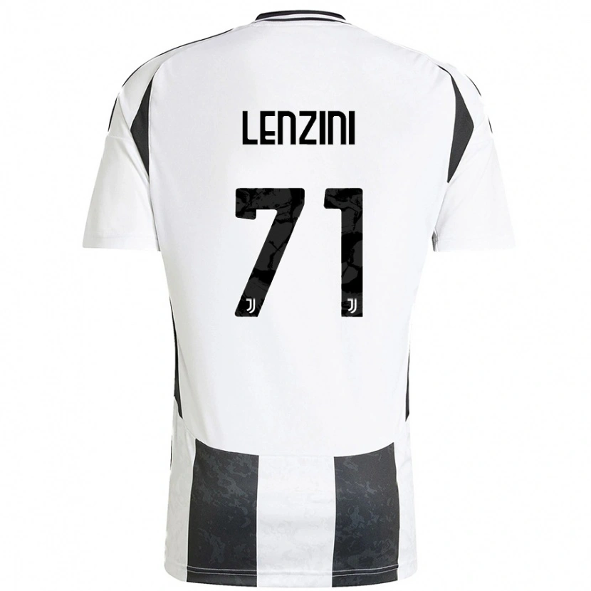 Danxen Herren Martina Lenzini #71 Weiß Schwarz Heimtrikot Trikot 2024/25 T-Shirt