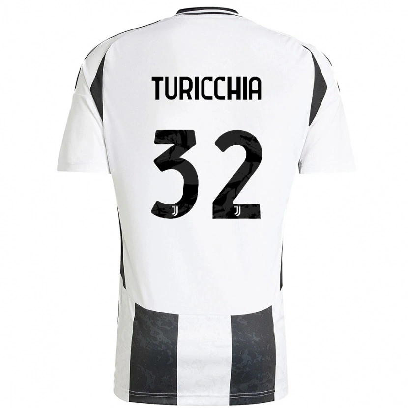 Danxen Herren Riccardo Turicchia #32 Weiß Schwarz Heimtrikot Trikot 2024/25 T-Shirt
