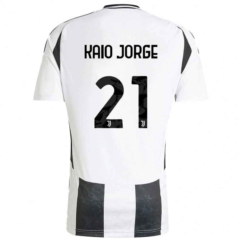Danxen Herren Kaio Jorge #21 Weiß Schwarz Heimtrikot Trikot 2024/25 T-Shirt