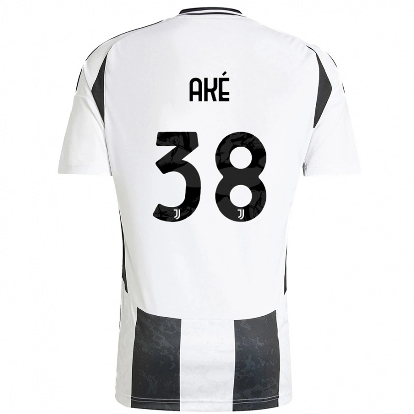 Danxen Herren Marley Ake #38 Weiß Schwarz Heimtrikot Trikot 2024/25 T-Shirt