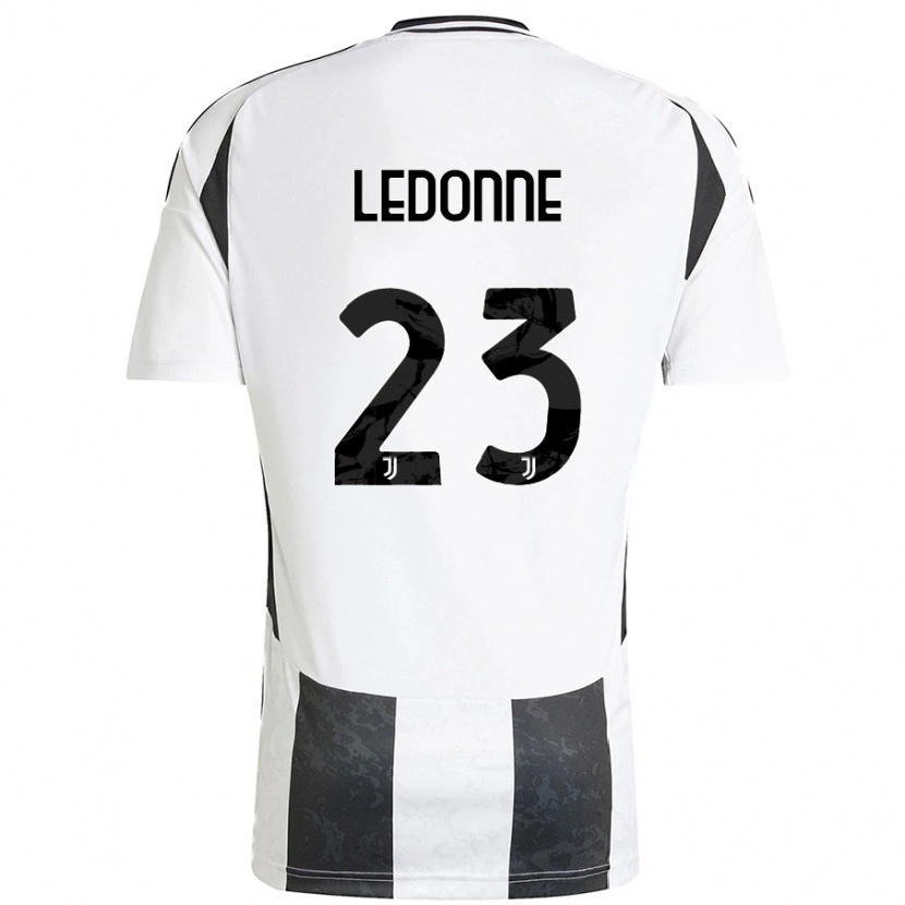 Danxen Herren Nicolo Ledonne #23 Weiß Schwarz Heimtrikot Trikot 2024/25 T-Shirt