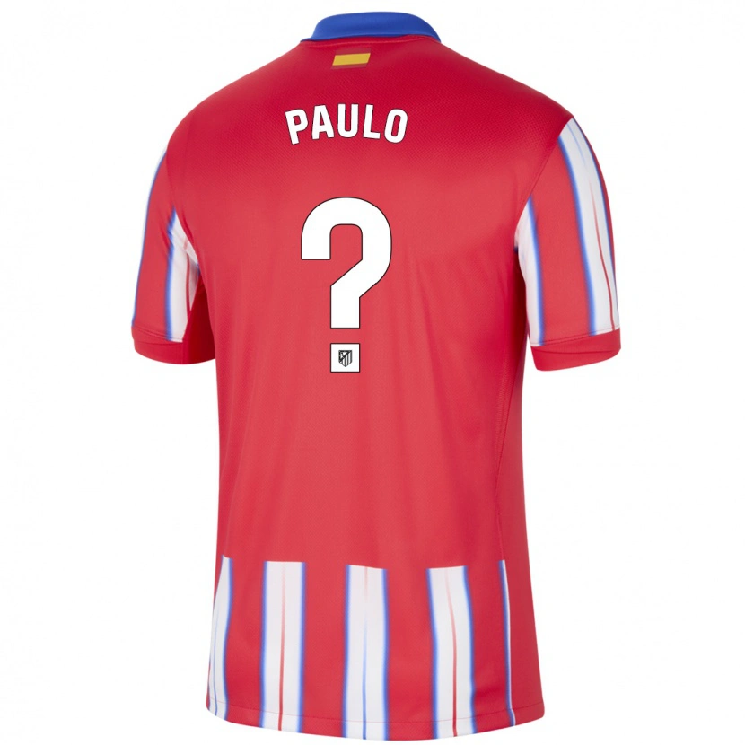 Danxen Herren Marcos Paulo #0 Rot Weiß Blau Heimtrikot Trikot 2024/25 T-Shirt