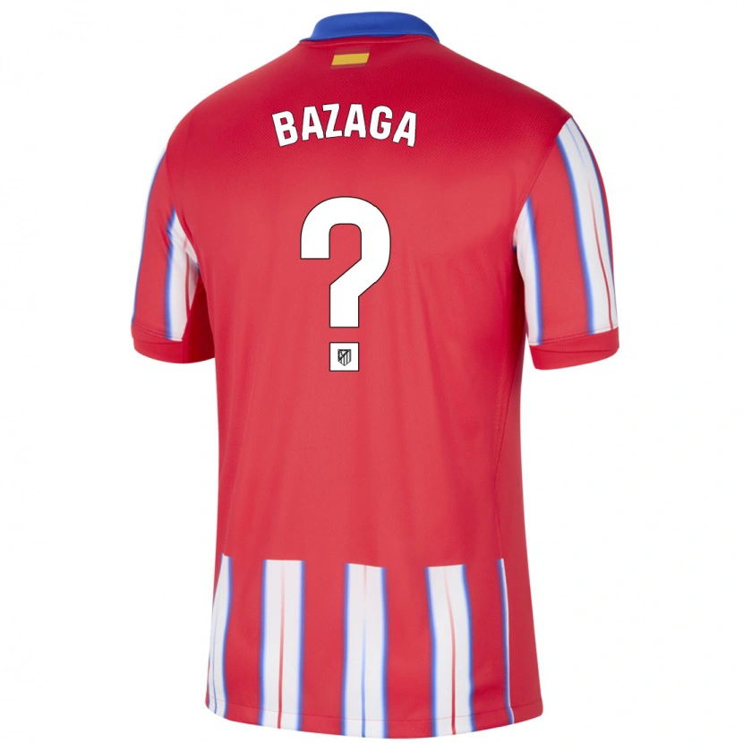 Danxen Herren Óscar Bazaga #0 Rot Weiß Blau Heimtrikot Trikot 2024/25 T-Shirt