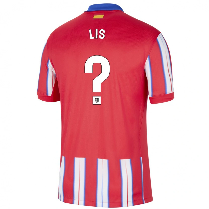 Danxen Herren Adrian Lis #0 Rot Weiß Blau Heimtrikot Trikot 2024/25 T-Shirt