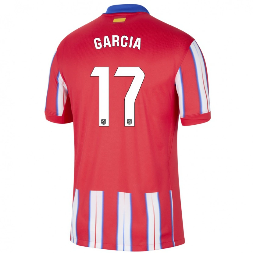 Danxen Herren Gaby García #17 Rot Weiß Blau Heimtrikot Trikot 2024/25 T-Shirt
