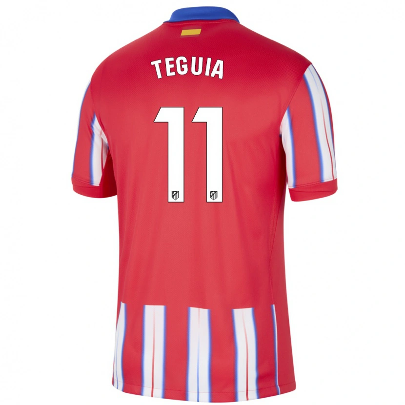 Danxen Herren Cedric Teguia #11 Rot Weiß Blau Heimtrikot Trikot 2024/25 T-Shirt
