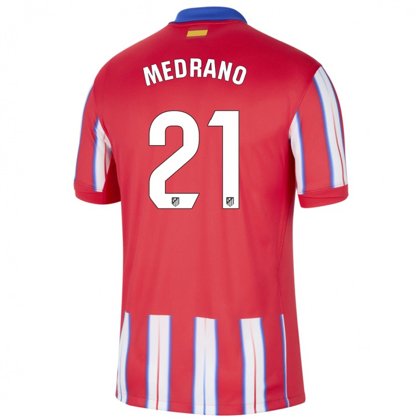 Danxen Herren Fernando Medrano #21 Rot Weiß Blau Heimtrikot Trikot 2024/25 T-Shirt