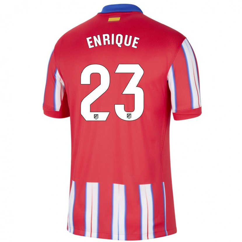 Danxen Herren Gustavo Enrique #23 Rot Weiß Blau Heimtrikot Trikot 2024/25 T-Shirt