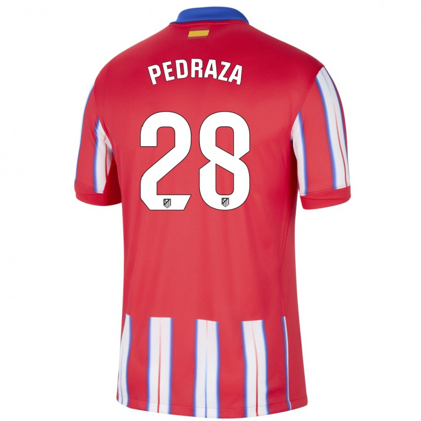 Danxen Herren Alfredo Pedraza #28 Rot Weiß Blau Heimtrikot Trikot 2024/25 T-Shirt