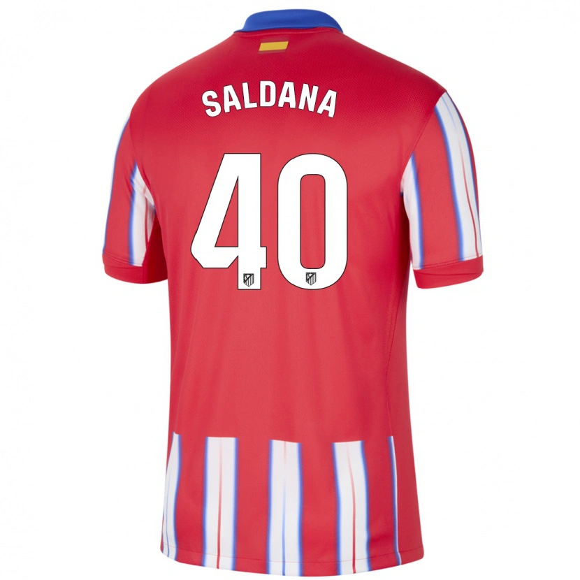 Danxen Herren Jose Saldana #40 Rot Weiß Blau Heimtrikot Trikot 2024/25 T-Shirt