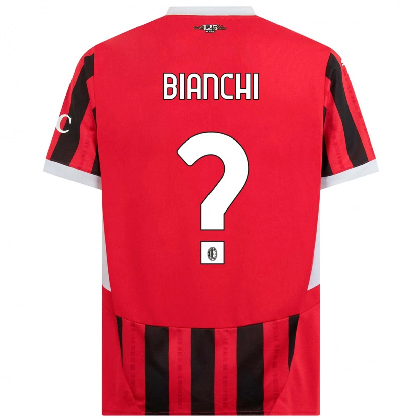 Danxen Herren Alessandro Bianchi #0 Rot Schwarz Heimtrikot Trikot 2024/25 T-Shirt