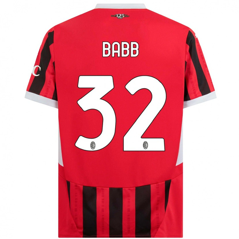 Danxen Herren Selena Babb #32 Rot Schwarz Heimtrikot Trikot 2024/25 T-Shirt