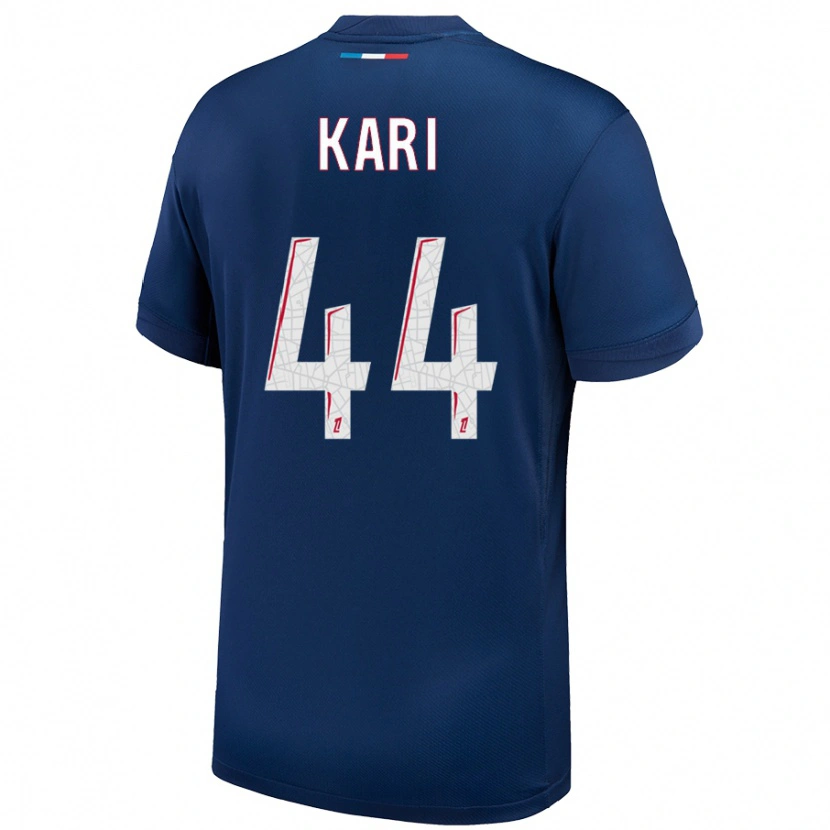 Danxen Herren Ayman Kari #44 Marineblau Weiß Heimtrikot Trikot 2024/25 T-Shirt