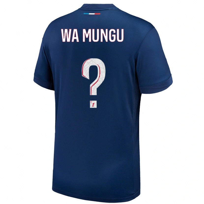 Danxen Herren Vimoj Muntu Wa Mungu #0 Marineblau Weiß Heimtrikot Trikot 2024/25 T-Shirt