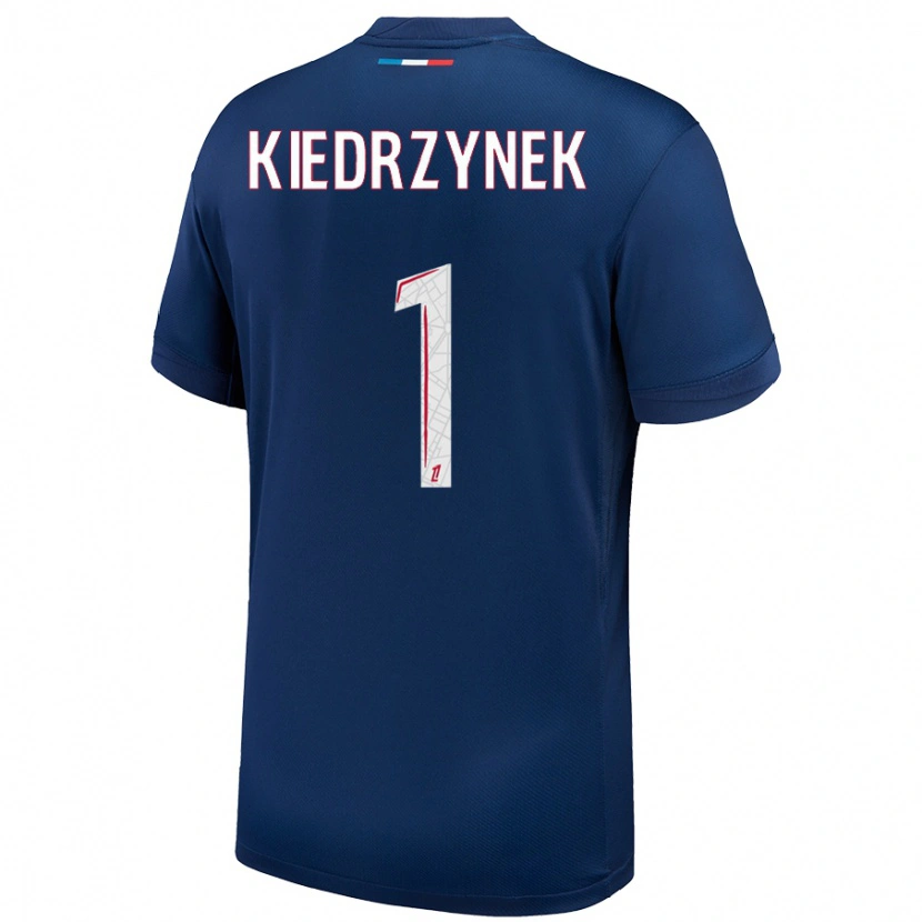 Danxen Herren Katarzyna Kiedrzynek #1 Marineblau Weiß Heimtrikot Trikot 2024/25 T-Shirt