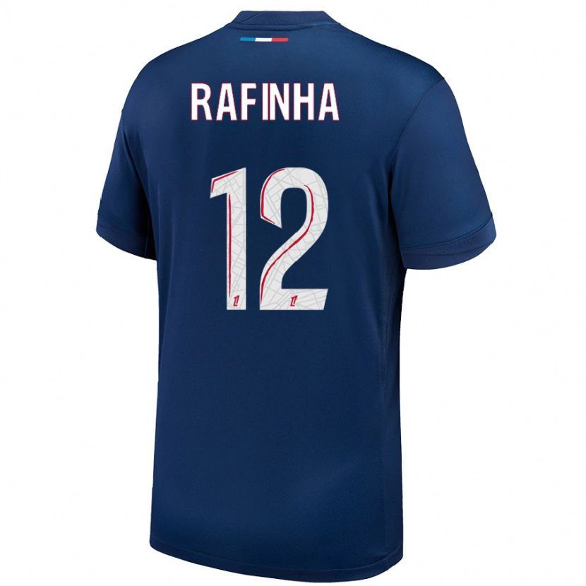 Danxen Herren Rafinha #12 Marineblau Weiß Heimtrikot Trikot 2024/25 T-Shirt