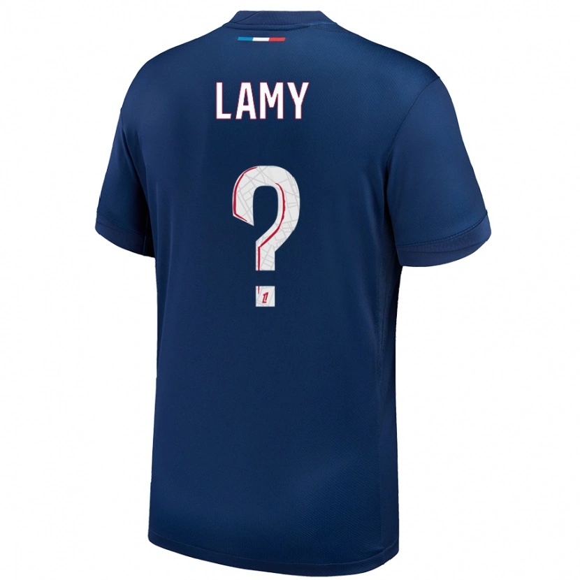 Danxen Herren Hugo Lamy #0 Marineblau Weiß Heimtrikot Trikot 2024/25 T-Shirt