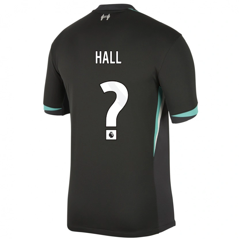 Danxen Herren Bailey Hall #0 Schwarz Anthrazitweiß Auswärtstrikot Trikot 2024/25 T-Shirt
