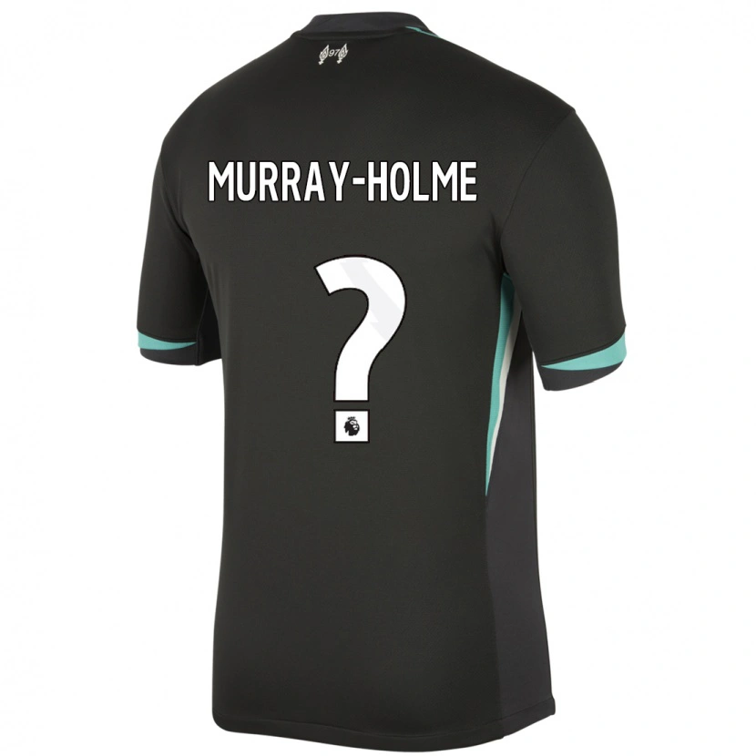 Danxen Herren Hadyn Murray-Holme #0 Schwarz Anthrazitweiß Auswärtstrikot Trikot 2024/25 T-Shirt