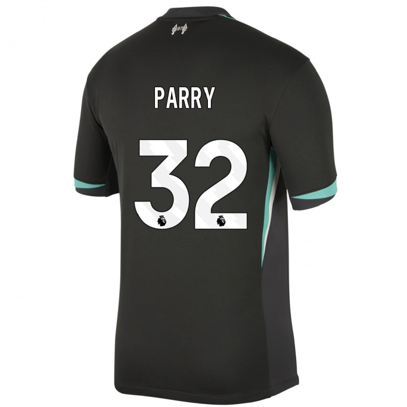 Danxen Herren Lucy Parry #32 Schwarz Anthrazitweiß Auswärtstrikot Trikot 2024/25 T-Shirt