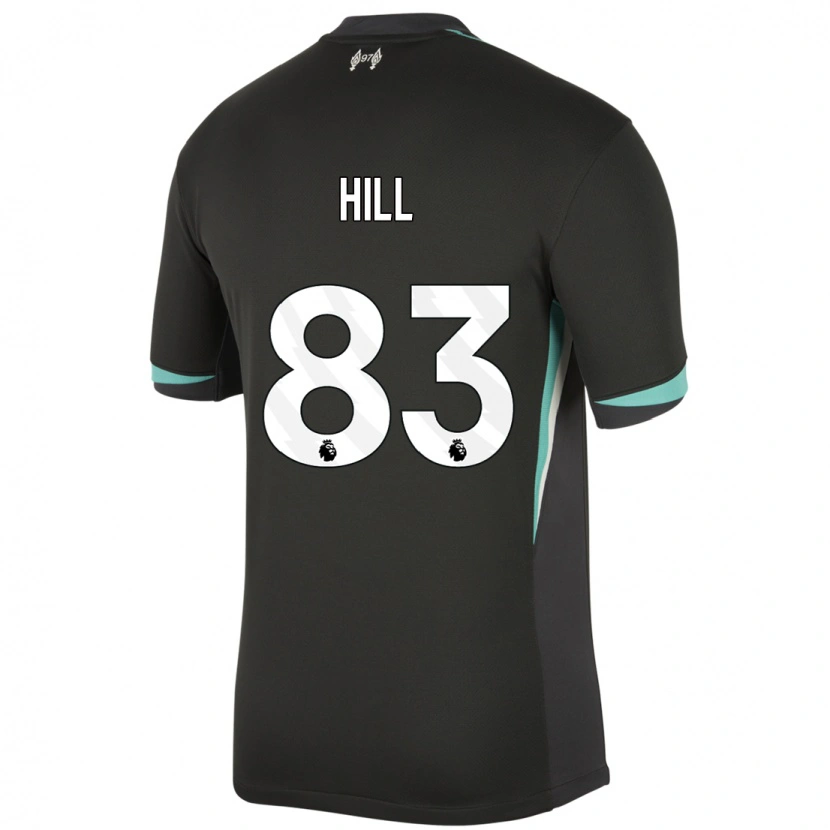 Danxen Herren Thomas Hill #83 Schwarz Anthrazitweiß Auswärtstrikot Trikot 2024/25 T-Shirt