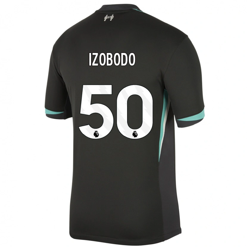 Danxen Herren Elijah Izobodo John #50 Schwarz Anthrazitweiß Auswärtstrikot Trikot 2024/25 T-Shirt