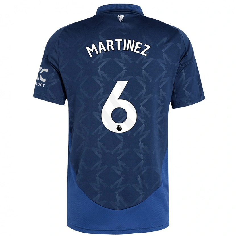 Danxen Herren Lisandro Martínez #6 Indigo Auswärtstrikot Trikot 2024/25 T-Shirt